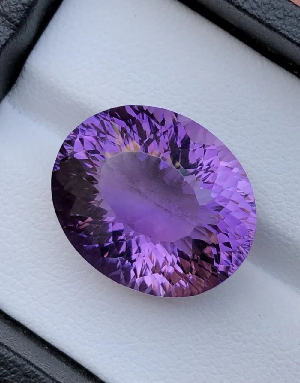 Flawless 18+ Carat Fancy Cut Amethyst!!